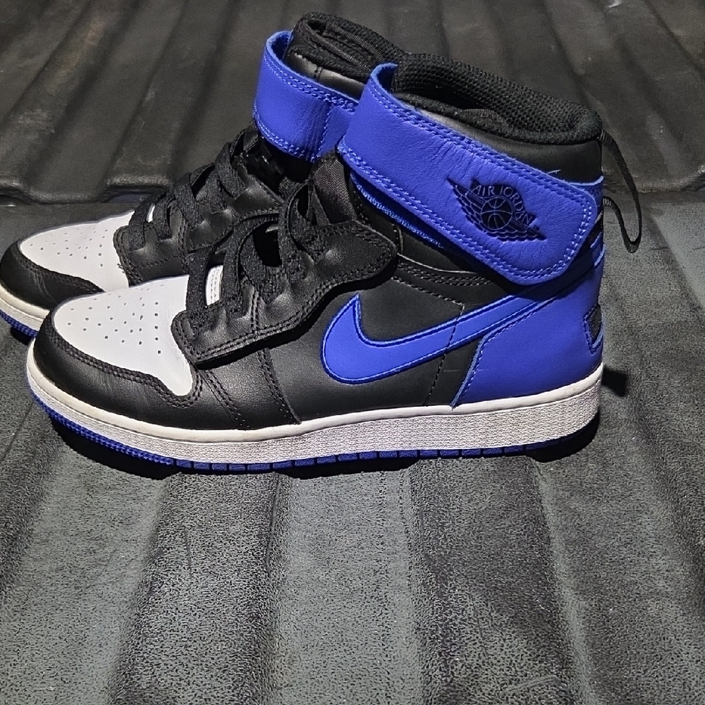 Nike Blue and Black High-Top Sneakers